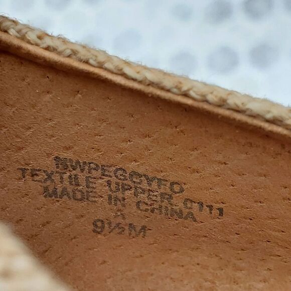 Nine west tweed open toes cork wedges - Picture 6 of 9